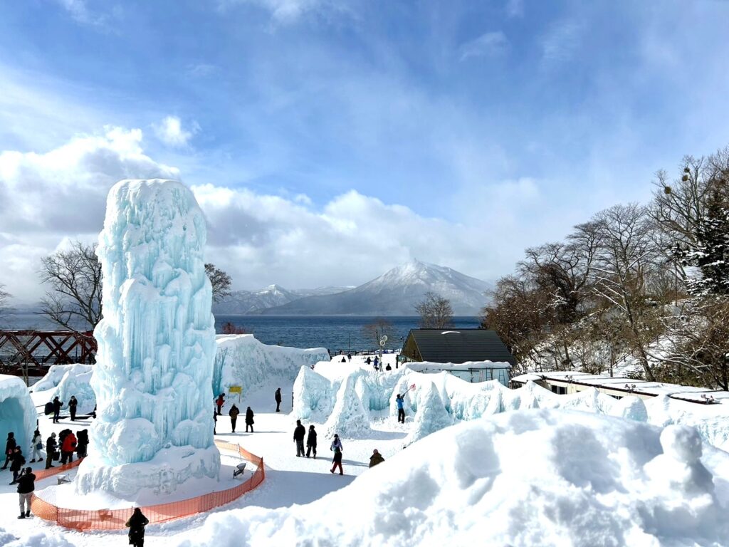 雪のオブジェ